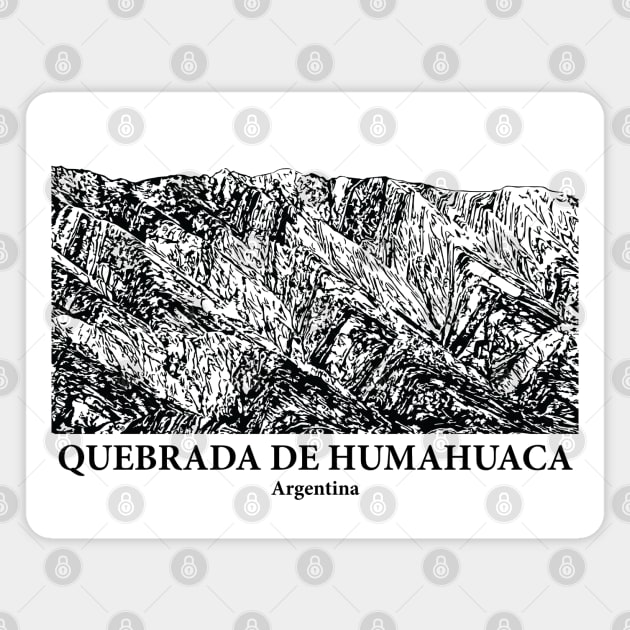 Quebrada de Humahuaca  - Argentina Magnet by Lakeric